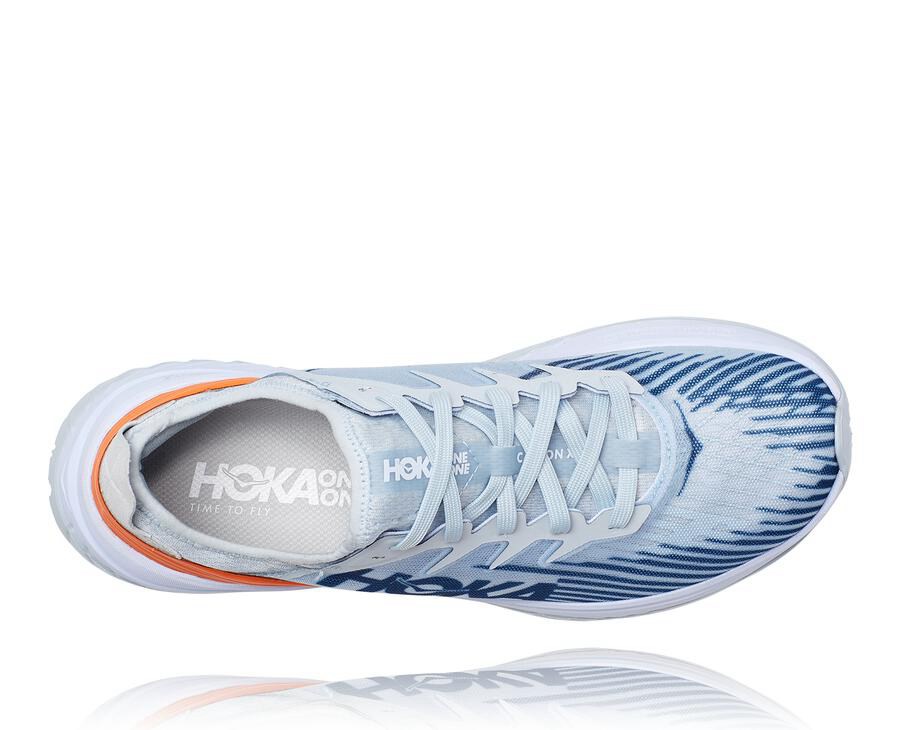 Hoka One One Tenisky Damske Biele/Modre - Carbon X-SPE - 13652-INQH